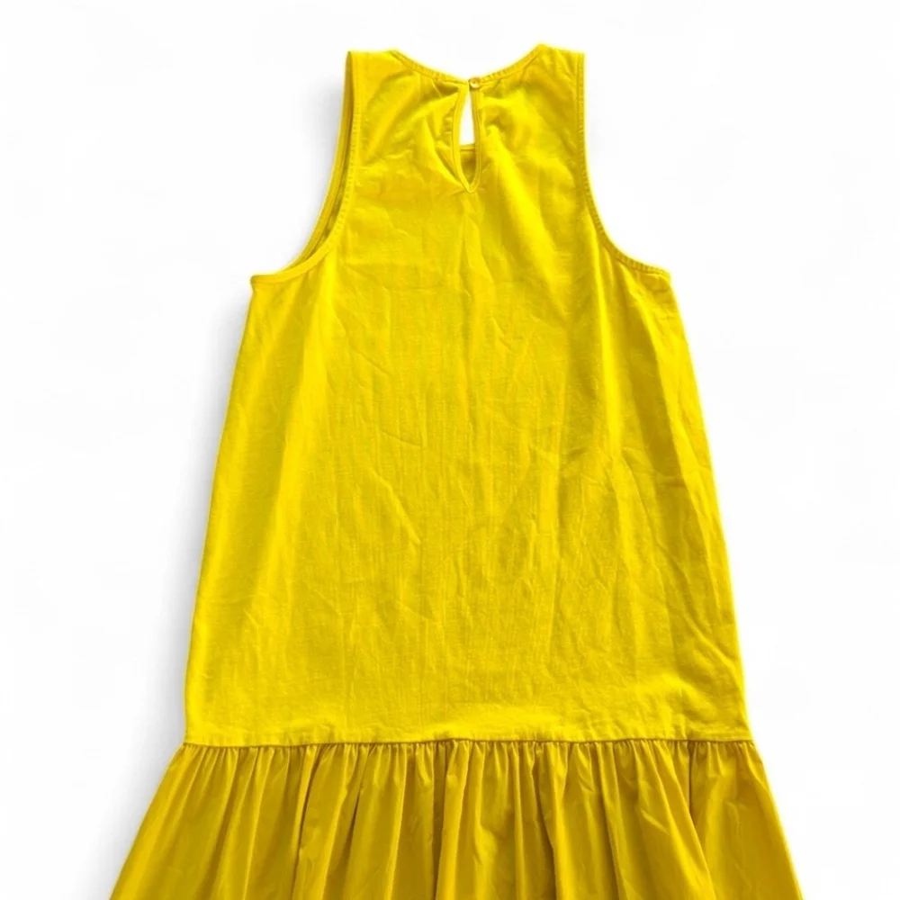 Anthropologie Yellow Drop Waist Relaxed Midi Dress XS - Picture 10 of 14